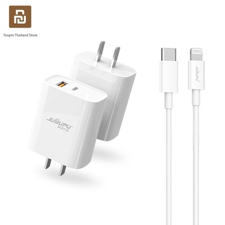 JUYUPU U01C 18W Charge รองรับชาร์จเร็ว 18W พร้อมสาย QC 3.0