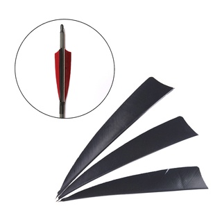 10pcs Arrow Feathers 4inch Shield Cut Archery Fletches Arrow Feathers Turkey Feather Hunting Arrow Accessories