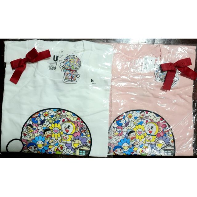 เสื้อยืด Uniqlo คอลเลคชั่น( Rare ite )Doraemon by Takashi Murakami  แท้ 100%