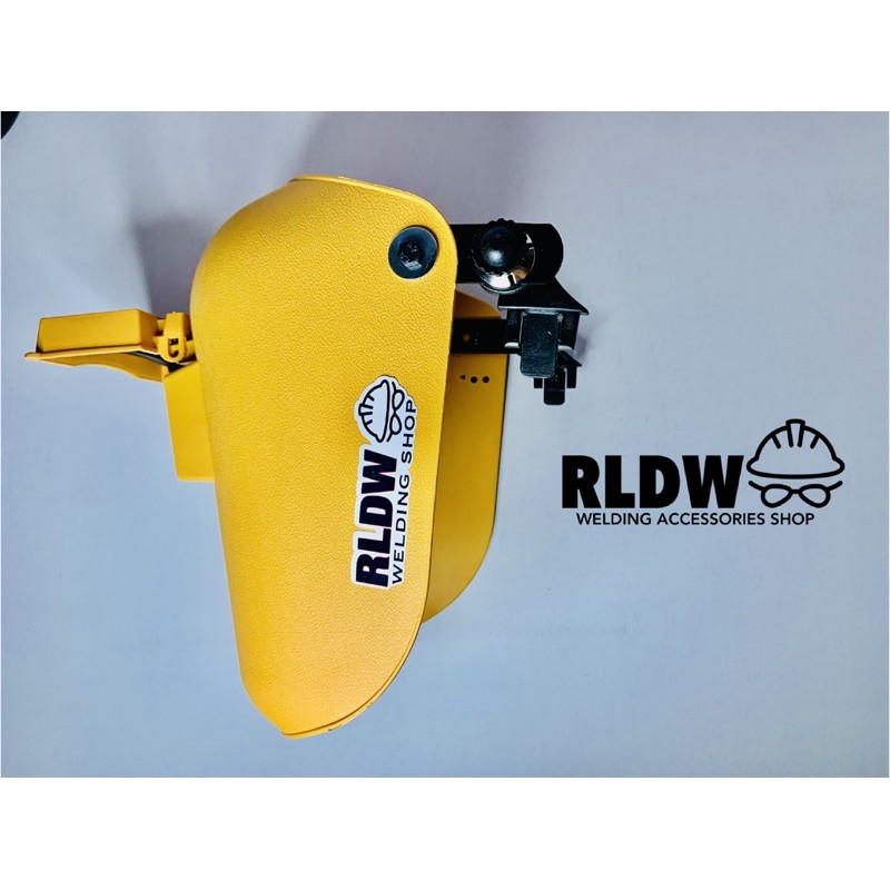 หน้ากากเชื่อม และชุดคลิปหนีบหมวก MSA โล่หมวกเชื่อม warna kuning!!!