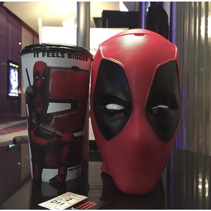 ถังป็อปคอร์นเดดพูล Popcorn bucket Deadpool 2