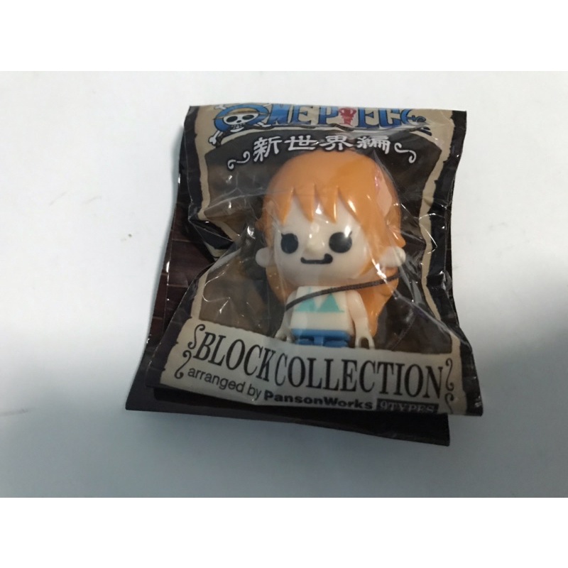 [มือ1/ส่งด่วน Lot.JP] พวงกุญแจวันพีช Nami ONE PIECE PansonWorks Block Collection ฟิกเกอร์วันพีช นามิ