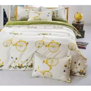 Bedding Cheap ชุดผ้าปู ผ้านวม 6 ชิ้น 6 ฟุต รุ่น ARK804