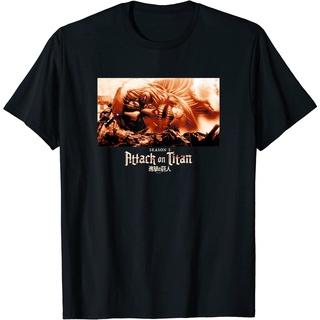 เสื้อยืด พิมพ์ลาย Attack on Titan Season 3 Fallen Titan สําหรับผู้ชาย