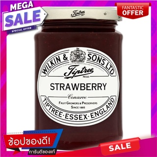 ทิพทรีแยมสตรอเบอร์รี่ 340กรัม ครีมทาขนมปัง Thiptree Strawberry Jam 340 gm.