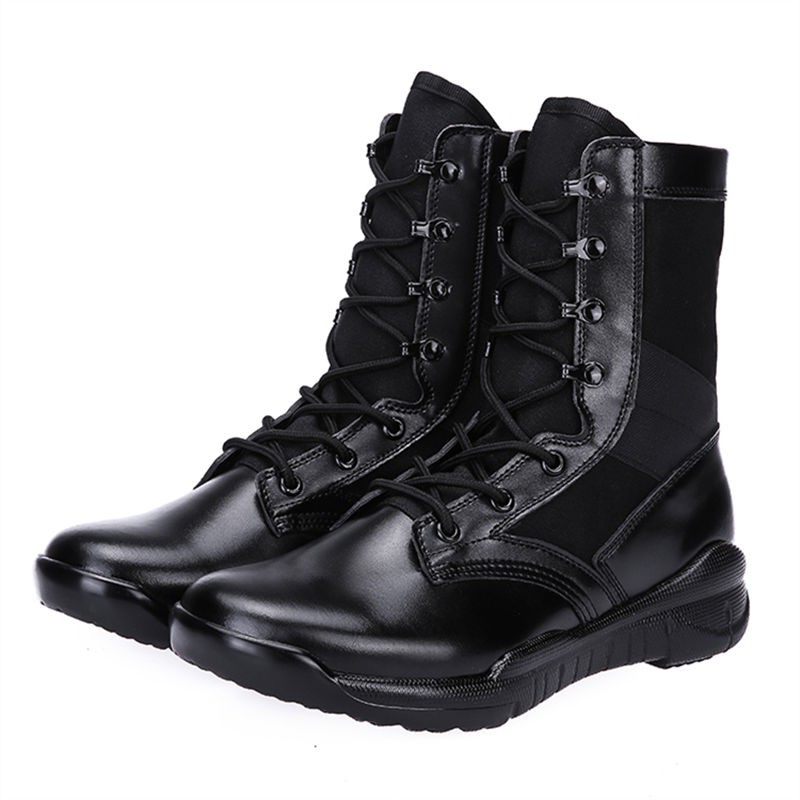 ตัดสูง CQB Desert Men/Woman Combat Boots Ultralight 511 รองเท้าทหารยุทธวิธี Unisex