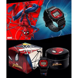 📌G-Shock watch marvel แถมกล่องครบชุดตามภาพ ฟรีผ้าเช็ด เซ็ทเวลา