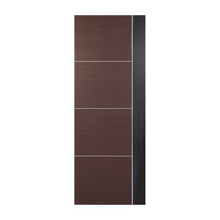 ประตูบานเปิด ประตูลามิเนต ECO-DOOR PL5 80x200 ซม. สีโอ๊ค ประตูและวงกบ ประตูและหน้าต่าง LAMINATE DOOR ECO-DOOR PL5 80x200