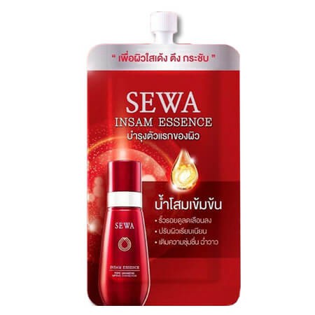 (1 ซอง)SEWA ขนาดทดลอง 8 ml. น้ำโสมเช้มข้น เซรั่มเข้มข้น