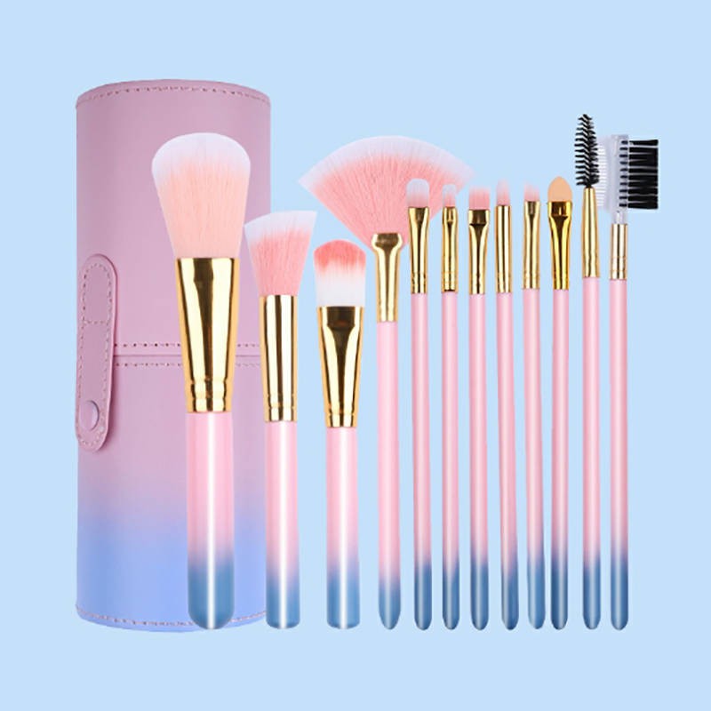 Make Up Brush Set！ 7 12 Keping 24 Solek Berus Set Penuh Set Alat Solek Rambut Lembut Blusch 9853