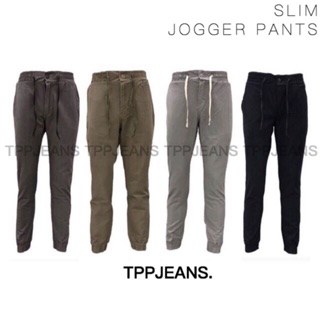 Jogger Pants กางเกงจ๊อกเกอร์ ผ้าพลีนสกรีนอย่างดี(มีเก็บปลายทาง)