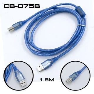 Glink Cable Printer USB 2.0 AM/BM 1.8/3/5/10เมตร สายปริ้นเตอร์,รุ่นCB075B