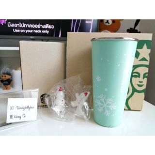 Starbucks Coffee  Stainless Steel Gingerbread DW 16 oz 2017 ของแท้​ ของใหม่