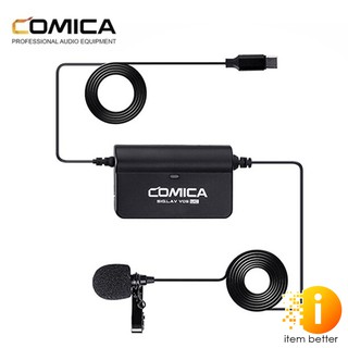 ไมโครโฟน COMICA CVM-SIG.LAV V05 Multi-functional SINGLE Lavalier Microphone USB Type-C For Smartphone &amp; Camera