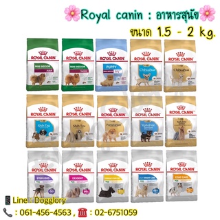 Royal Canin  1.5 kg -2 kg mini puppy mini adult Yorkshire chihuahua Pom shihtzu Mini Indoor ปอม dachshund ดัชชุน