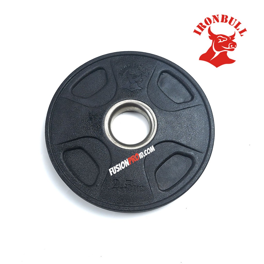 แผ่นน้ําหนัก 2.5 กก. Iron Bull IronBull Rubber Barbell Rubber Plate Dumbell