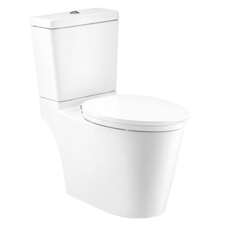 สุขภัณฑ์ 2 ชิ้น COTTO C167507 2.5/4 ลิตร สีขาว 2-PIECE TOILET COTTO C167507 2.5/4L WHITE