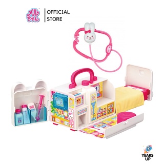 เมลจัง MELL CHAN® รถพยาบาล (รุ่นใหม่) มีเสียง พับเก็บได้ Doll Rabbit Ambulance (ลิขสิทธิ์แท้ พร้อมส่ง) メルちゃん ชุดคุณหมอ Mel-chan Hospital Doctor Nurse ของเล่นเด็ก ตุ๊กตาเด็ก ผู้หญิง เลี้ยงน้อง ป้อนนม baby girl toy