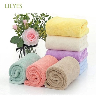 Lilyes หมวกคลุมผมอาบน้ําผ้าขนหนูไมโครไฟเบอร์เป็นมิตรต่อผมแห้งเป็นมิตรต่อสิ่งแวดล้อม