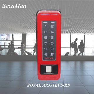 SOYAL AR331EFS-RD( เครื่องอ่านลายนิ้วมือ+อ่านการ์ด)Secuman