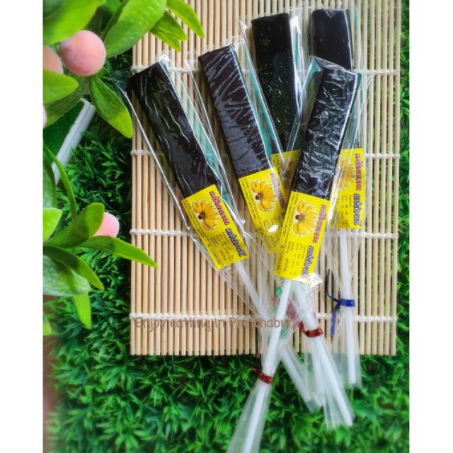 กล้วยกวนสติ๊ก กล้วยกวนเสียบไม้แพ็ค 5 ชิ้น