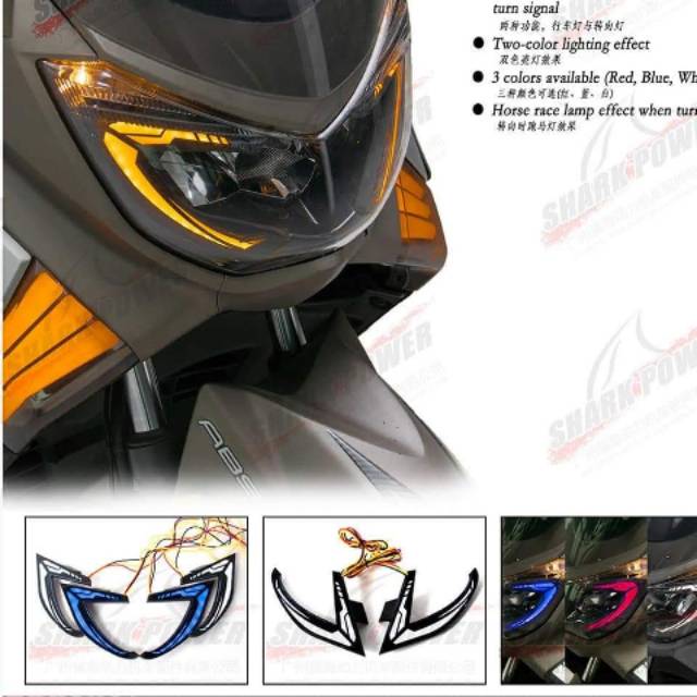 Audi yamaha nmax led sen คิ้ว