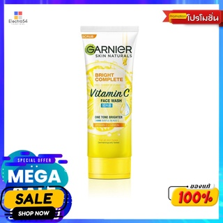 การ์นิเย่ไลท์ไบร์เทนนิ่งสครับวอช100มลผลิตภัณฑ์ดูแลผิวหน้าGARNIER LIGHT BRIHTENING SCRUB WASH 100 ML.