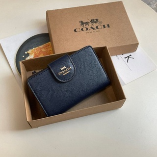 📮@1,080.-🔥BIG DISCOUNT🔥💯COACH SMALL WALLET IN SIGNATURE CANVAS