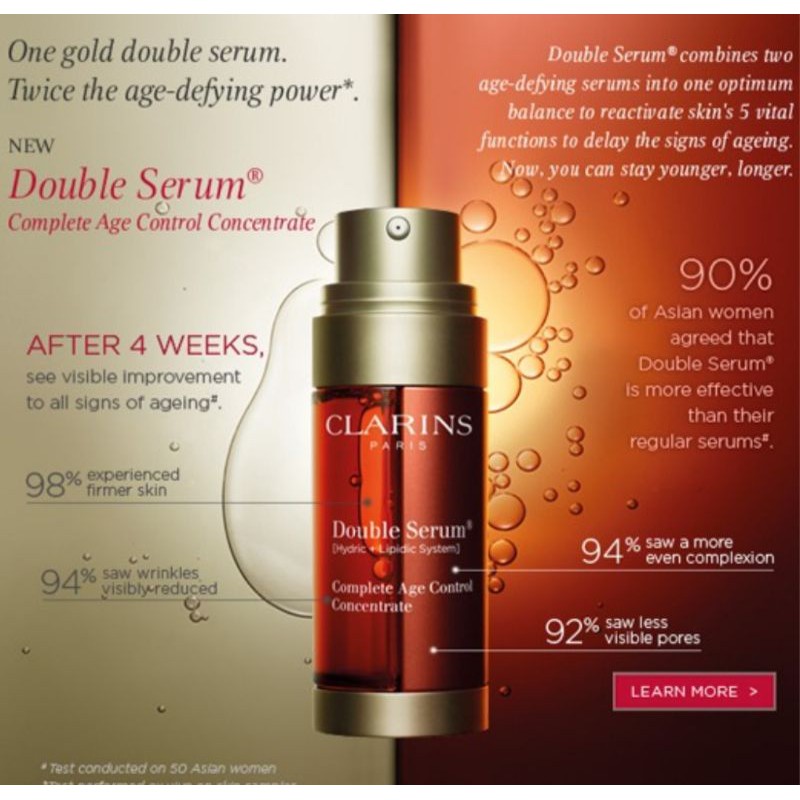 Clarins Doubleserum Traitement