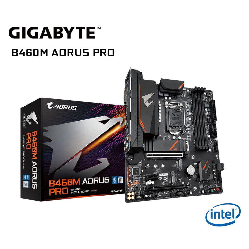 MAINBOARD (เมนบอร์ด) 1200 GIGABYTE B460M AORUS PRO Warranty 3 - Y