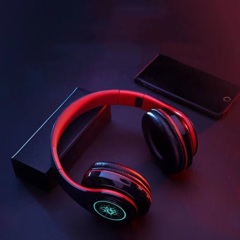 หูฟังแบบครอบหู ไร้สาย รองรับบูลทูธ 5.0 หูฟังแฟนชั่น หูแมว คุณภาพเสียงดี เบสแน่น น้ำหนักเบา พับเก็บได้ พกพาสะดวก