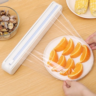 1PC Sliding Cling Film Cutter With Suction Cup / Cling Film Dividers