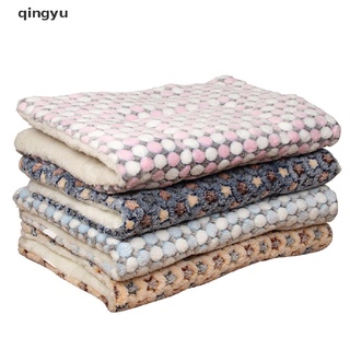 [qingyu] Dog Bed Pet Cushion Blanket Soft Fleece Cat Cushion Puppy Sofa Mat Pads winter New Stock