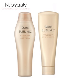 Shiseido sublimic aqua shampoo 250 ml   และ treatment แชมพู ชิเชโด้ และ ทรีทเม้นท์  ซับลิมิก อควา อินเทนซีฟ