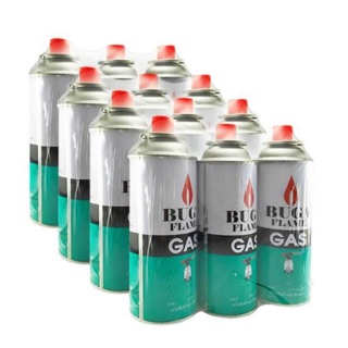 1แพ็ค3กระป๋อง Buga Flame Gas แก๊สกระป๋องใหญ่ 375ml (แพค 3 กระป๋อง) 145฿