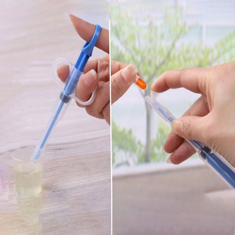 SKISOPGO พร้อมส่ง ที่ป้อนยาสัตว์เลี้ยง หัว 2 แบบ ทั้งยาเม็ด ยาน้ำ เข็มให้ยาสัตว์เลี้ยง ไซริงค์ ป้อนยา สุนัข หมา แมว - รูปที่ 5