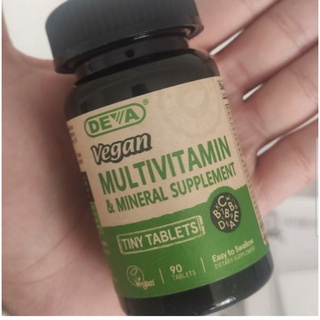 🇺🇸วิตามิน&amp;แร่ธาตุ วีแกน สายมังสวิรัติ Deva, Vegan Multivitamin &amp; Mineral 90 Tablets  อันดับ1