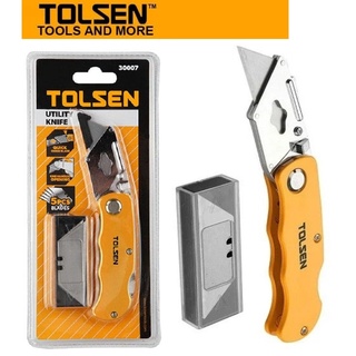 มีดคัตเตอร์พับได้  TOLSEN UTILITY KNIFE - 30007