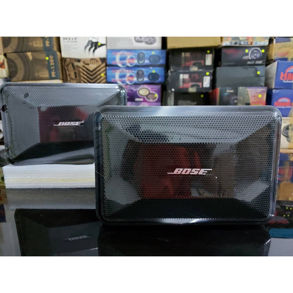 ชุดลำโพง Bose101เสียงหวานหรู นุ่มๆ เบสลอยฟังสบายๆ ใช้เป็นชุดโฮมคู่หน้าหรือแขวนผนัง ผลิตและนำเข้าUSAแ