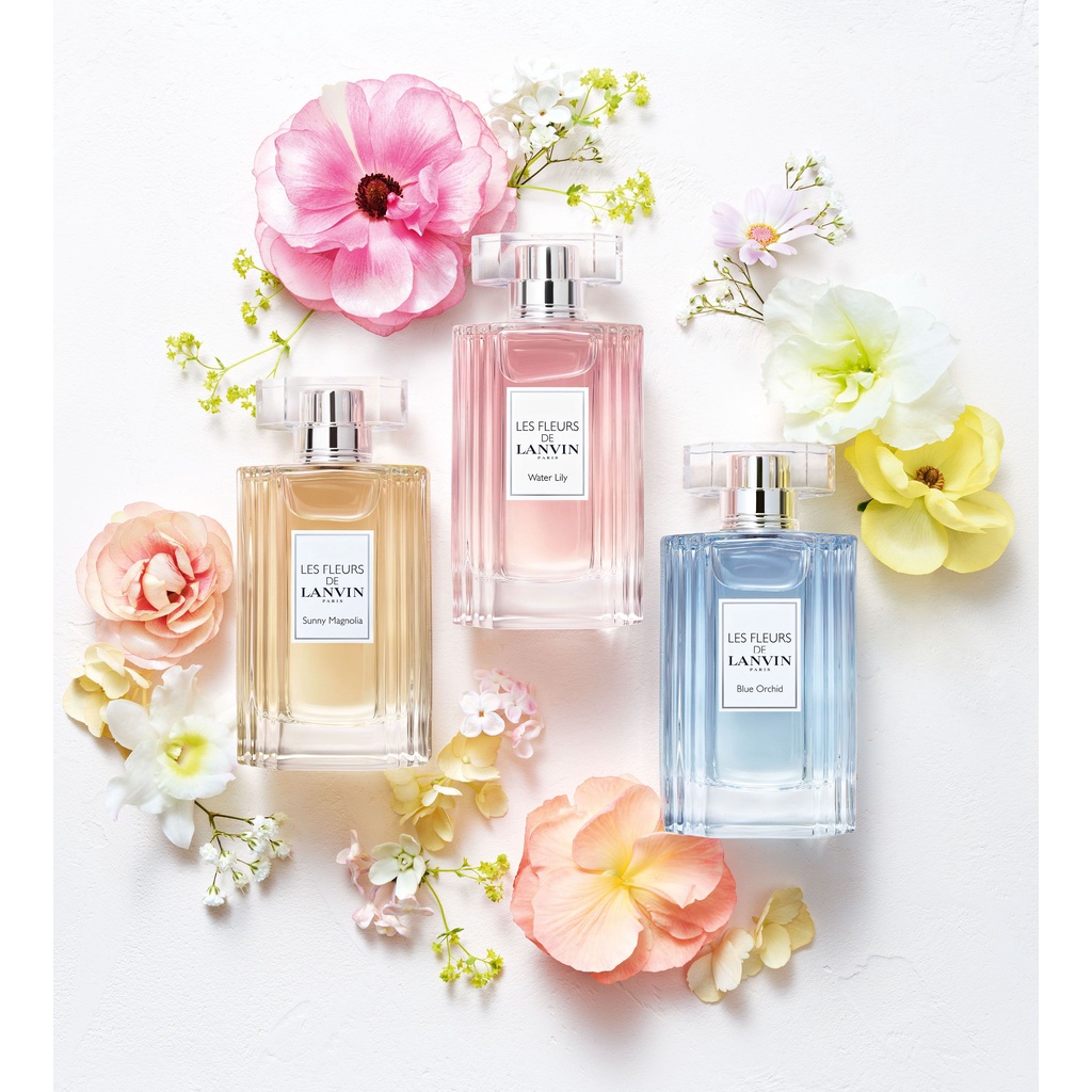 Lanvin Les Fleurs de Lanvin Blue Orchid EDT  90 ml กล่องซีล ราคา ถูกที่สุด ดีลบีเคเค แกลเลอรีภาพที่ 2