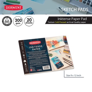 Derwent inktense paperpad 300 gsm 9"x12"