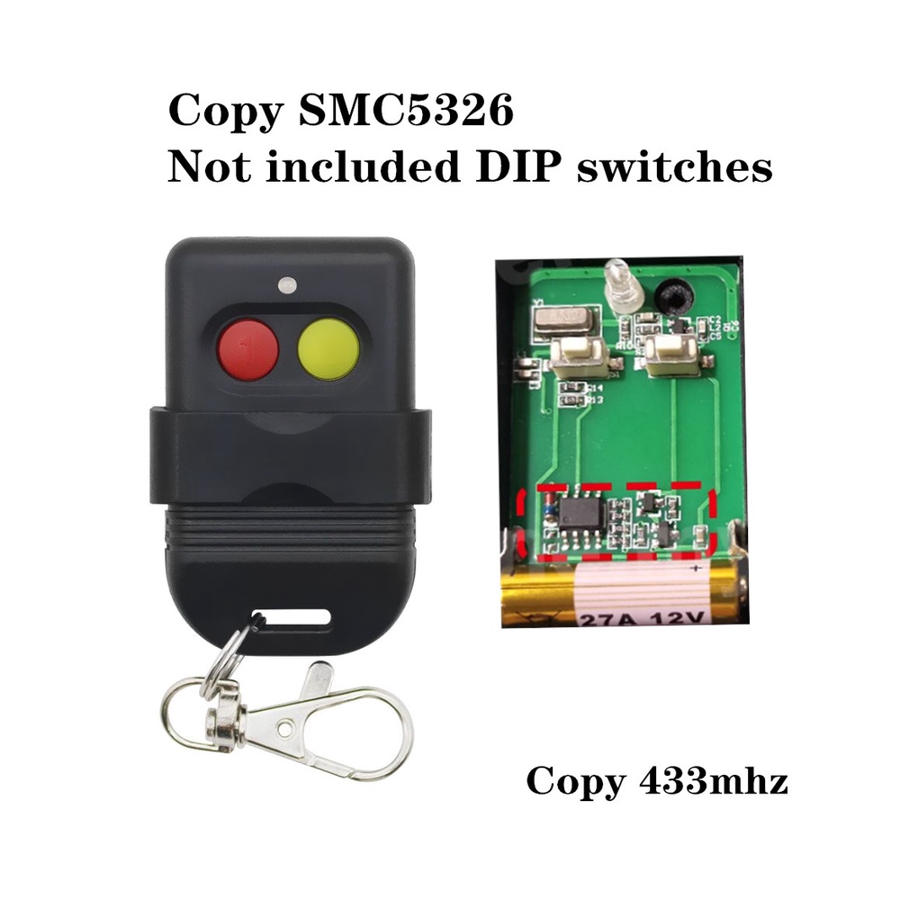 Copy รีโมตควบคุมประตูอัตโนมัติ 330Mhz SMC5326 433Mhz 8DIP