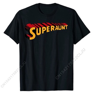 พร้อมส่ง เสื้อยืดแขนสั้น คอกลม ผ้าฝ้าย 100% พิมพ์ลายกราฟฟิค Superaunt Superhero หลากสี แฟชั่นฤดูร้อน สําหรับผู้ชายS-5XL