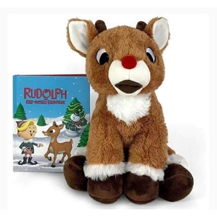 Kohls Cares Reindeer 🦌 ตุ๊กตากวาง เรนเดียร์ ขนนุ่ม น่ารัก ตุ๊กตาสัตว์เหมือน (Christmas Rudolph the R