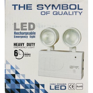 ไฟฉุกเฉินled 4วัตต์ แสงขาว ไฟสำรอง emergency light