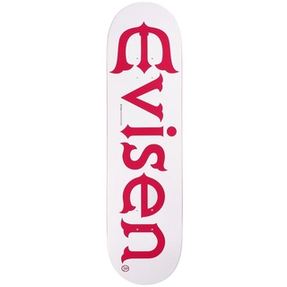 แผ่นสเก็ตบอร์ด EVISEN EVI LOGO WHITE DECK 7.6"