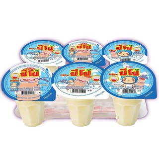 ปีโป้ เยลลี่ คาราจีแนน กลิ่นโยเกิร์ต ขนาด 90กรัม แพ็คละ6ถ้วย Pipo Jelly Yoghurt