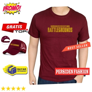 เสื้อยืด พิมพ์ลาย Grounos Gold Premium Battle Distro ซื้อฟรีหมวก