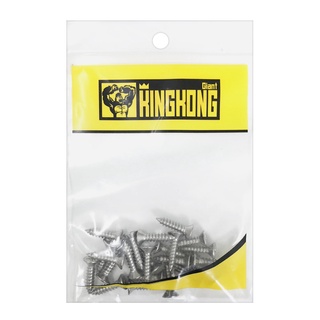 Chaixing Home  สกรูสแตนเลสเกลียวปล่อยหัวกลม/Pan GIANT KINGKONG รุ่น SSP-658 ขนาด 6 x 5/8 นิ้ว (แพ็ค 25 ตัว)