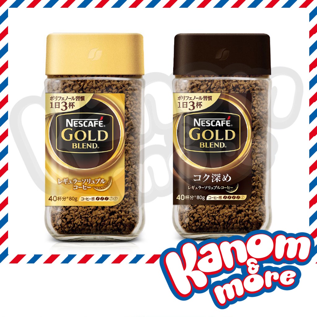 [ของใหม่] NESCAFE GOLD BLEND 80 g เนสกาแฟ โกลด์ เบลนด์ โคคูฟูคาเมะ คอฟฟี่ กาแฟสำเร็จรูปชนิดฟรีซดราย 80 กรัม